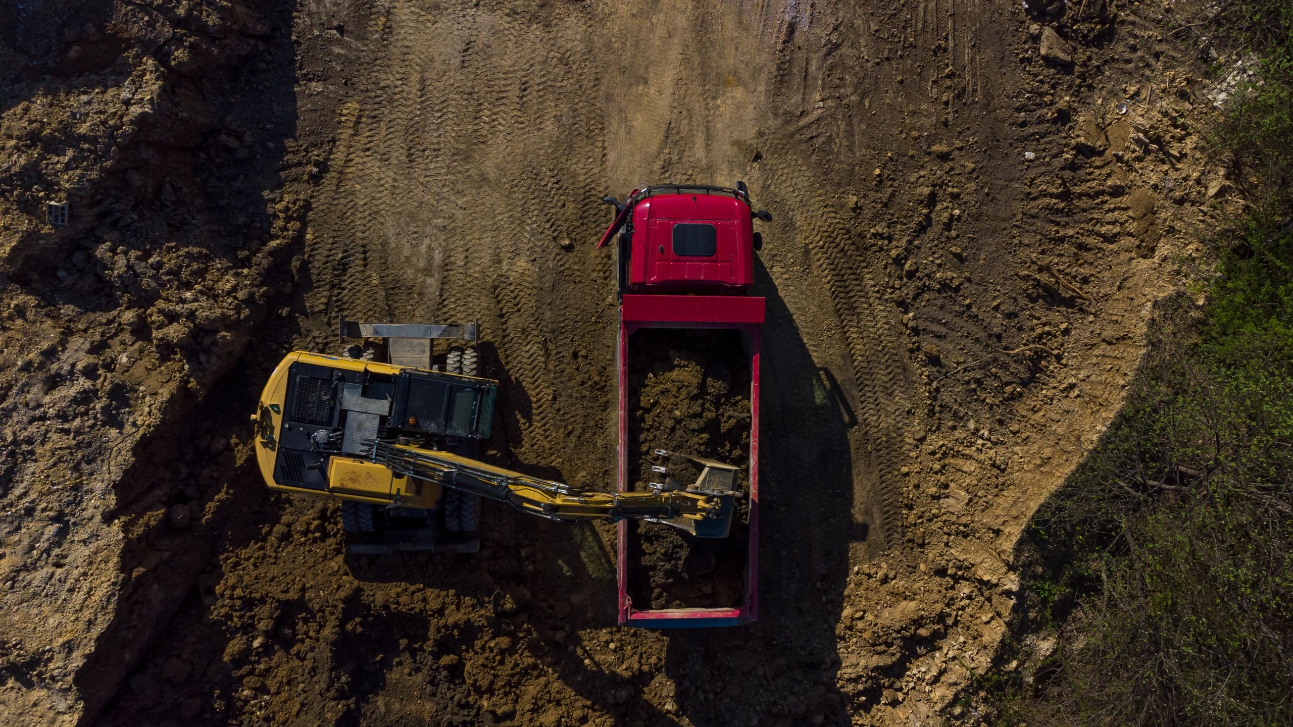 Large site prepared for grading and development